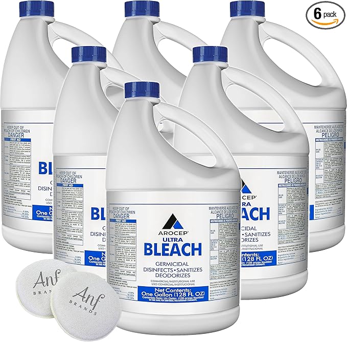 - Liquid Chlorine Bleach, for Laundry, Household and Commercial Cleaning by ANFBRANDS