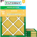 Filterbuy 16x18x1 Air Filter MERV 11 Allergen Defense Replacement, by Filterbuy
