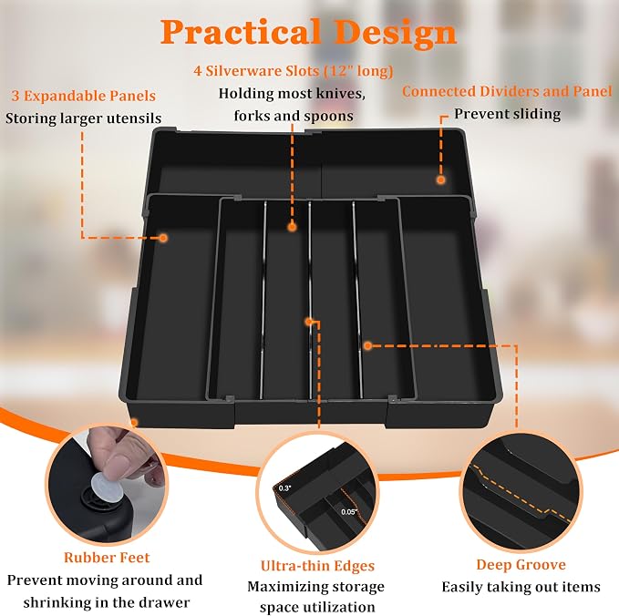 Expandable Large Silverware Organizer - Image 7