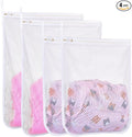 4 pcs Durable Honeycomb Mesh Laundry Bags by LAFFTRAK