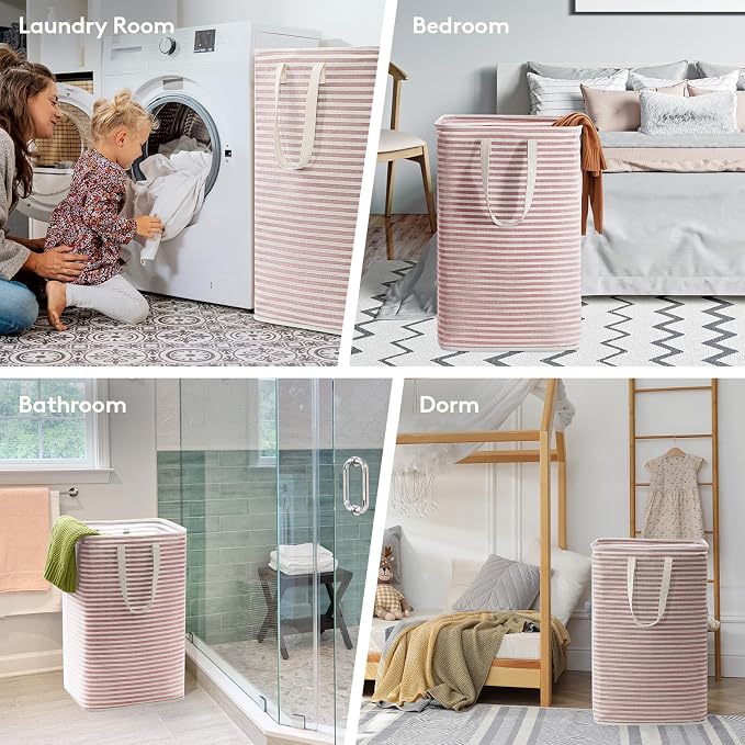 Lifewit 3 Pack Laundry Hamper Large Collapsible Laundry Baskets, Freestanding - Image 6