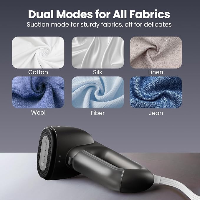 Neakasa Magic 1 Vacuum Steamer, Handheld Travel Garment Steamer - Image 6