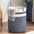Woven Rope Laundry Hamper Basket by YOUDENOVA, 58L Tall Luandry Basket by YOUDENOVA