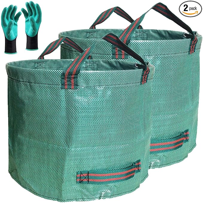 Standard 2-Pack 16 Gallon Yard Lawn Garden Bags by TespherCreationsforYardWorkLawnsCarePatioGardeningOutdoorCampingandRVTrips