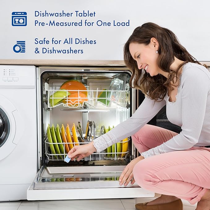 Individually Wrapped Dishwasher Tablets | Dishwasher Detergent | Dish Soap Pods - Image 4