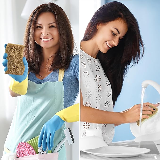 Biodegradable Natural Kitchen Sponge - Image 5