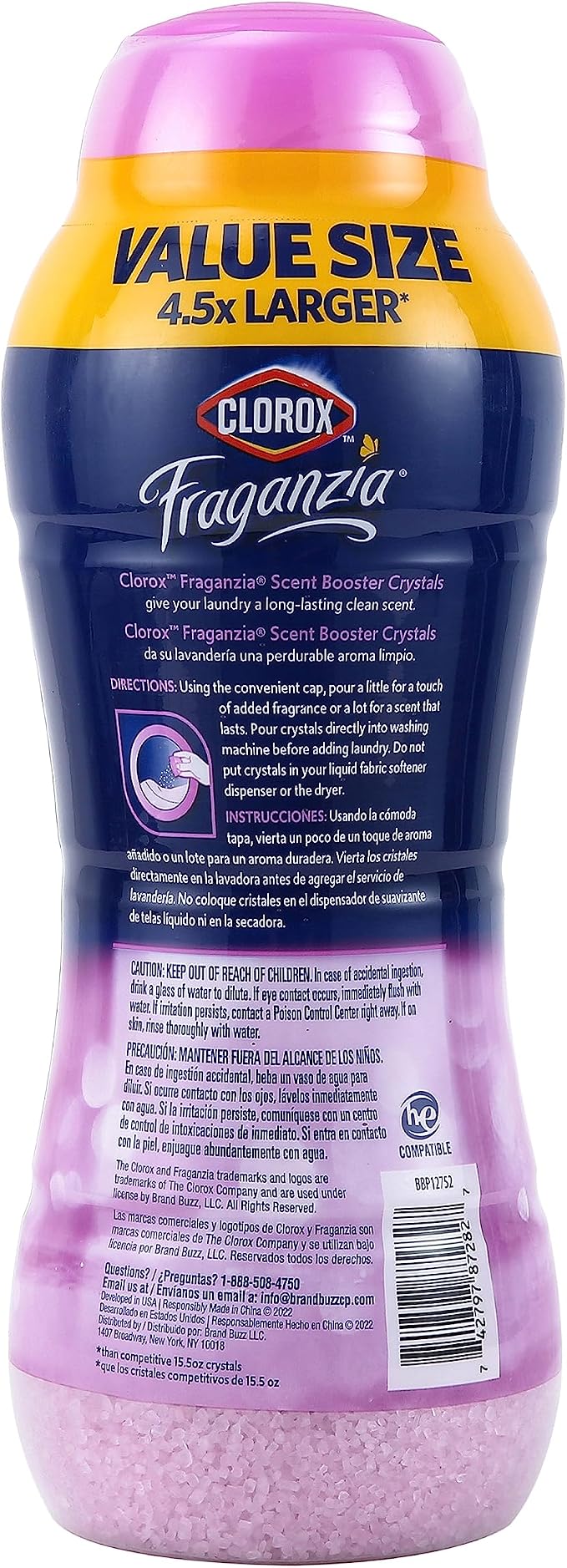 Clorox Fraganzia Laundry Scent Booster Crystals in Spring Scent - Image 6