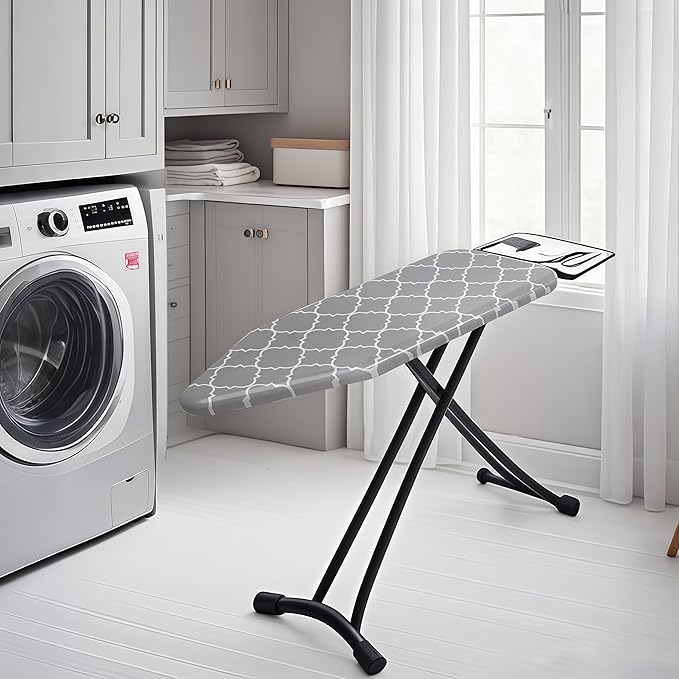 Ironing Board Cover with Two 5MM Thick Feltpads, Fits Standard Ironing Boards - Image 2