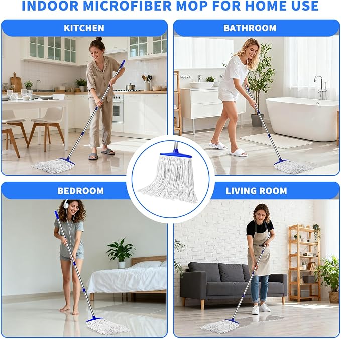 Indoor Cotton Mops for Floor Cleaning - Image 4
