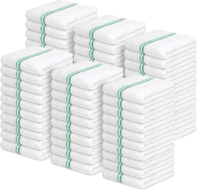 Avalon Towels Terry Bar Mop Towels Size 16"x19" – Absorbent and Durable by AvalonTowels