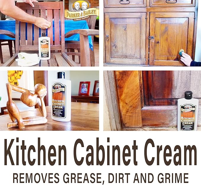 Parker and Bailey Kitchen Cabinet Cream-Wood Cleaner-Grease Remover 16 oz - Image 6