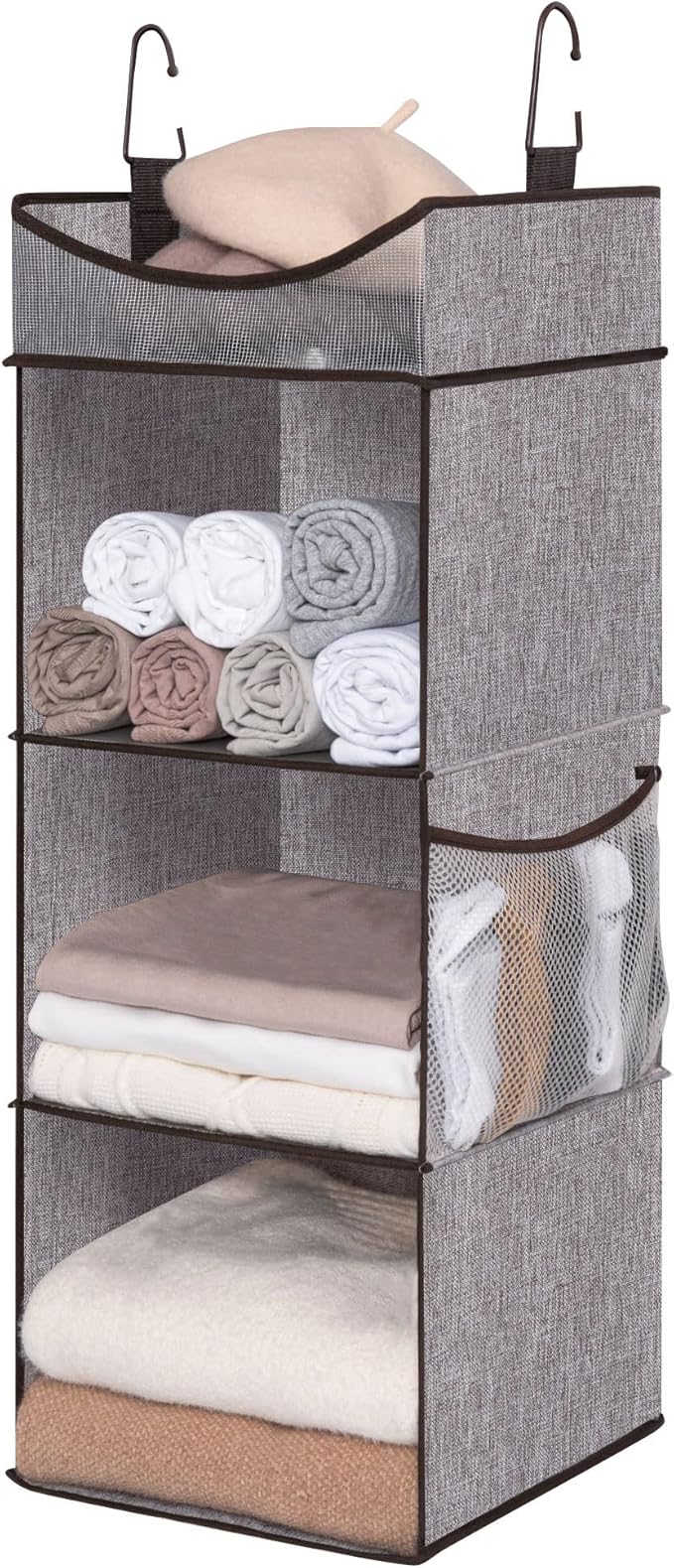 StorageWorks Hanging Closet Organizer, 3-Shelf Shelves by StorageWorks