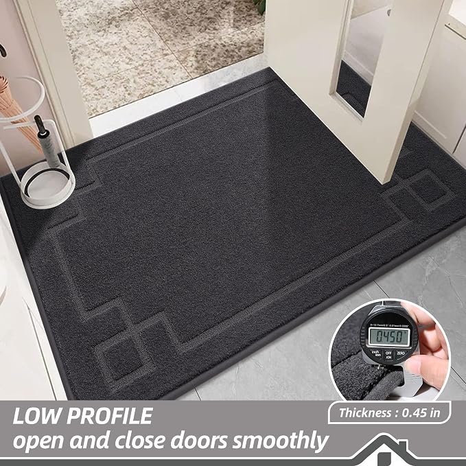 BEQHAUSE Door Mat 24" x 36", Non-Slip Door Mats Indoor Entryway Rugs Washable - Image 5