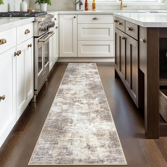 IOHOUZE Abstract Runner Rug 2x8 Ft Washable Runners - Image 2