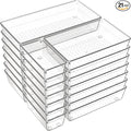21-Pack Clear Plastic Drawer Organizer Trays – BPA-Free Storage Bins by Unknown
