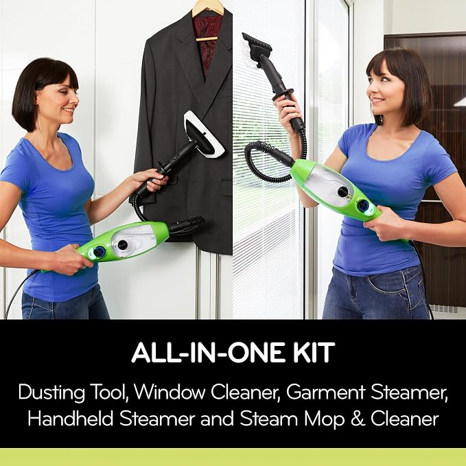 H2O X5 5-in-1 Multi-Purpose Steam Mop, Handheld Steam Cleaner, Adjustable Height - Image 4
