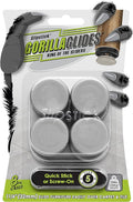 GorillaGlides CB323 1-1/4 Inch Furniture Sliders/Chair Glide Floor Protectors by Slipstick