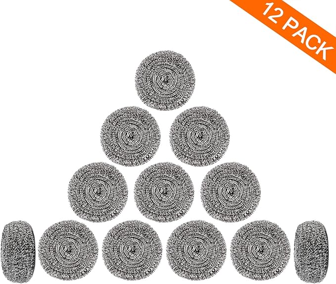 12Pack Upgraded Steel Wool Scrubbers - Image 7
