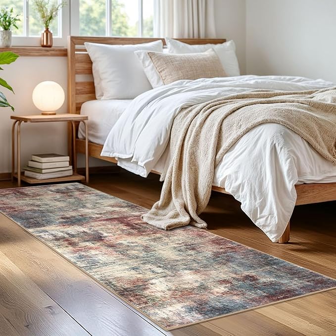 IOHOUZE Abstract Runner Rug 2x6 Ft Washable Runners - Image 8