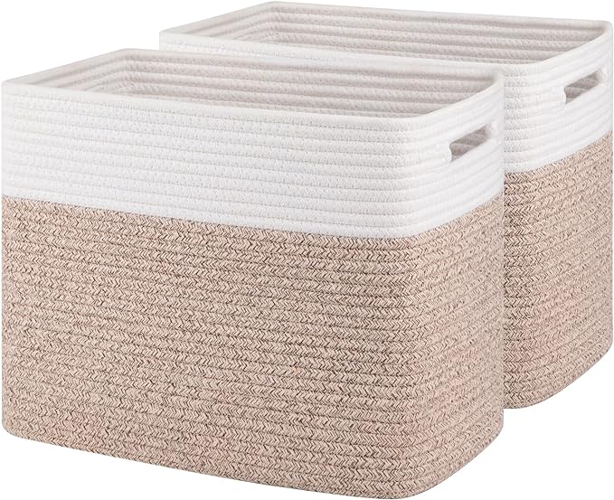 OIAHOMY Storage baskets for Shelf, Toy Storage Basket, Collapsible Storage Bins by MasterofSpaceOptimization