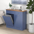Betterhood Tilt Out Trash Cabinet 10 Gallon Wooden Free Standing Laundry Sorter by Betterhood