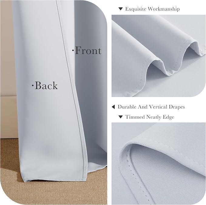 PONY DANCE Short Window Curtain Panels 40 inch Long - Image 5