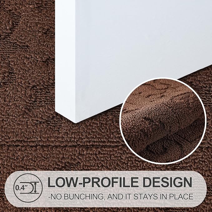 FONEYI Indoor Door Mat 36" x 59", Dirt Trapper Door Mats Non-Slip Entryway Rugs - Image 3