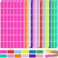 YSHIHE Colored Label Stickers, Rectangular Color Coding Stickers 1.57 x 0.75 by YSHIHE
