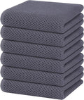 Homaxy 100% Cotton Waffle Weave Kitchen Dish Towels, Ultra Soft Absorbent Quick by Homaxy