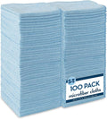 S&T INC. 100 Pack Microfiber Cleaning Cloth, Bulk Towels by STINC