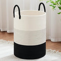 VIPOSCO Large Laundry Hamper, Tall Woven Rope Storage Basket by VIPOSCO