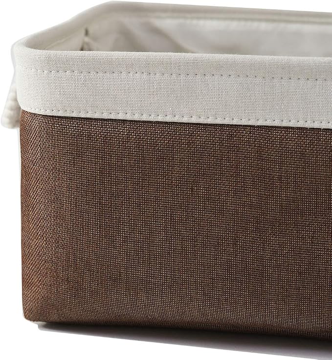 Large Storage Baskets for Shelves, Fabric Baskets for Organizing, Collapsible - Image 4