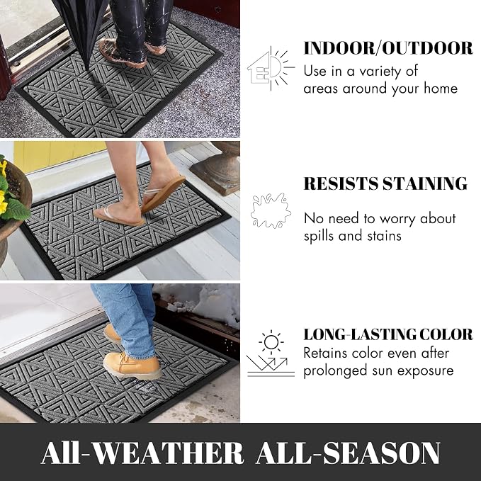Yimobra Front Door Mat Outside Entrance 72 x 24, Waterproof and Washable - Image 7