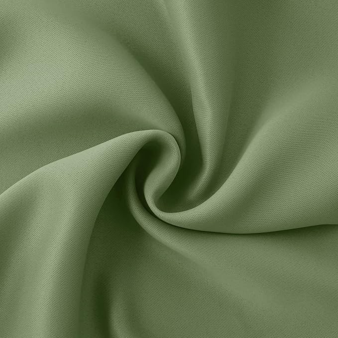 BGment Olive Green Blackout Curtains 36 Inches Long - Image 8