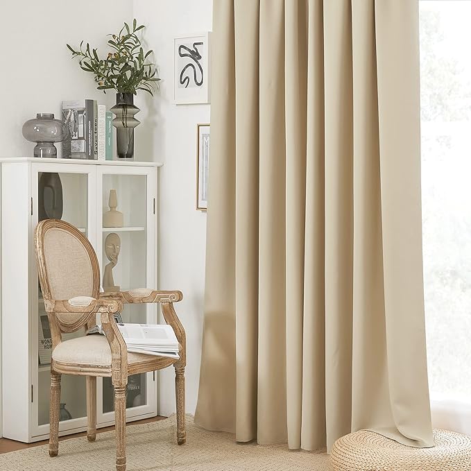RYB HOME Blackout Curtains for Living Room, Large Window Shades for Bay Window - Image 5