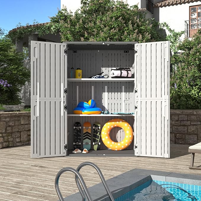 Aoxun 64 Cu.Ft Outdoor Storage Shed by Aoxun