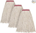 Matthew Cleaning 16oz 3Pack Cotton Floor Mop, Cotton Looped-Open String Heavy by MATTHEWCLEANINGPRODUCTS