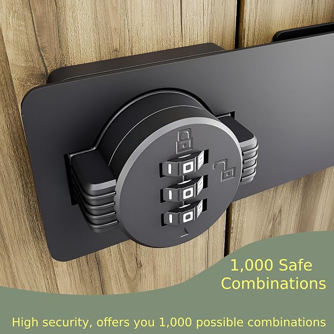 Keyless Combination Lock 3-Digit Combination Lock - Image 4