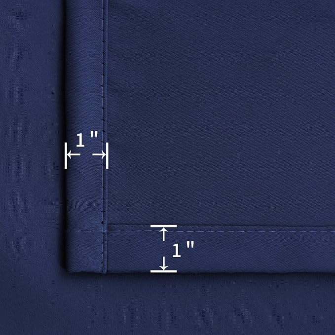BGment Navy Blue Blackout Curtains - Image 7