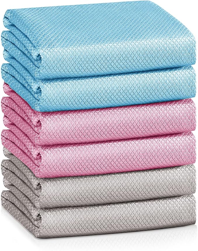 Nano Streak Free Magic Microfiber Cleaning Cloths Easy Clean Nanoscale by VPMURUGA