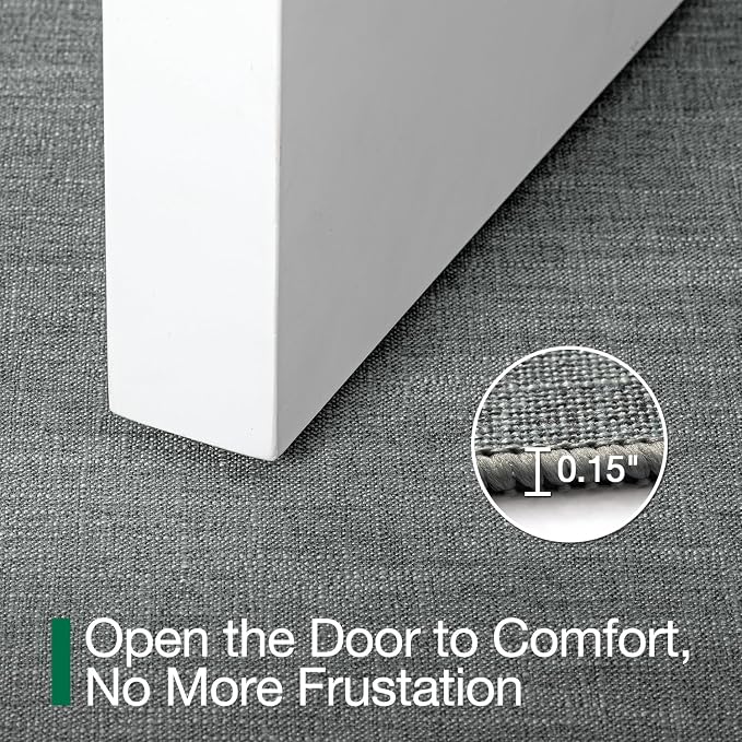 LUMI Ultra Thin Door Mat for Entryway, Easy Clean Welcome Entrance Mat for - Image 4