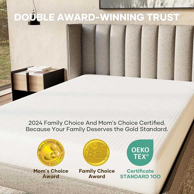 OhGeni 100% Waterproof Mattress Protector, King Size Mattress Pad, Fits 6"-20" - Image 8