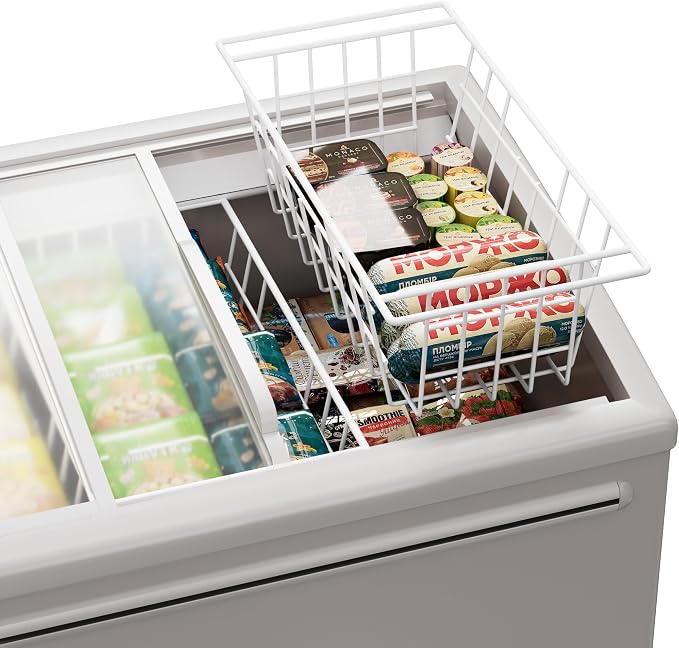 SANNO 17.5in Chest Freezer Basket, Freezer Organizer Bins, Sturdy Metal Wire - Image 5