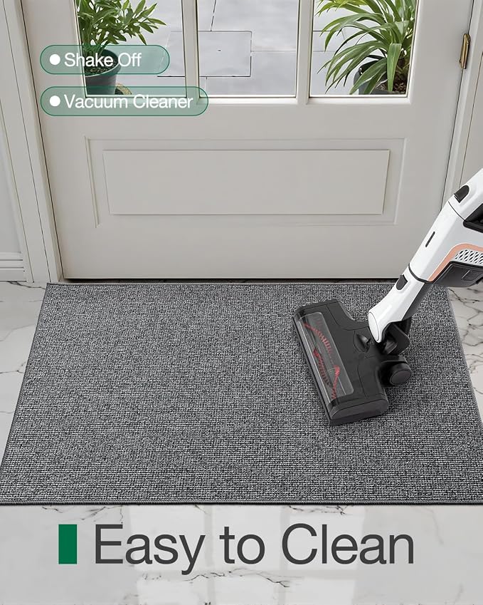 LUMI Indoor Door Mat 32"x48", Ultra Thin Low Profile Non-Slip Doormat - Image 8