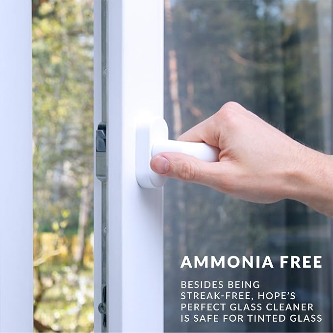 HOPE'S Perfect Glass Cleaner Spray, Streak-Free, Ammonia-Free Window, and - Image 5