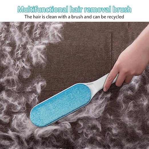 2 Pack Furniture Lint Remover Brushes, Double Sided Self Cleaning Loose Hair - Image 6