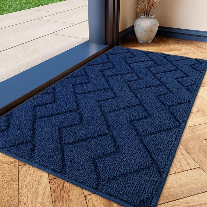 hicorfe Indoor Doormat, Front Back Door Mat TPR Backing Non Slip Mats 20"x31.5" by Hicorfe