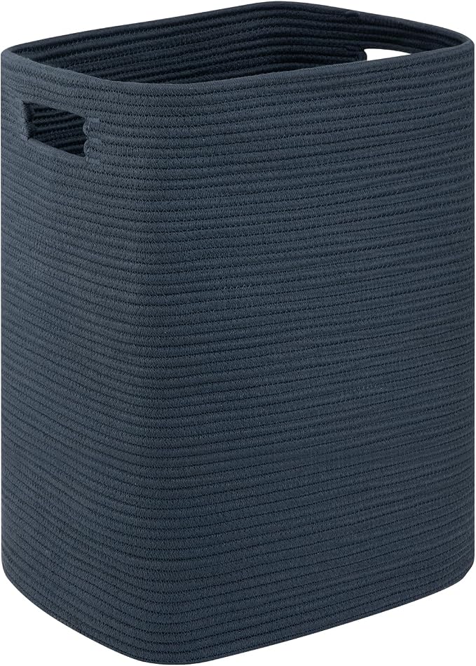 OIAHOMY Laundry Hamper, Laundry Basket，Rectangle Cotton Large Blanket Storage - Image 8
