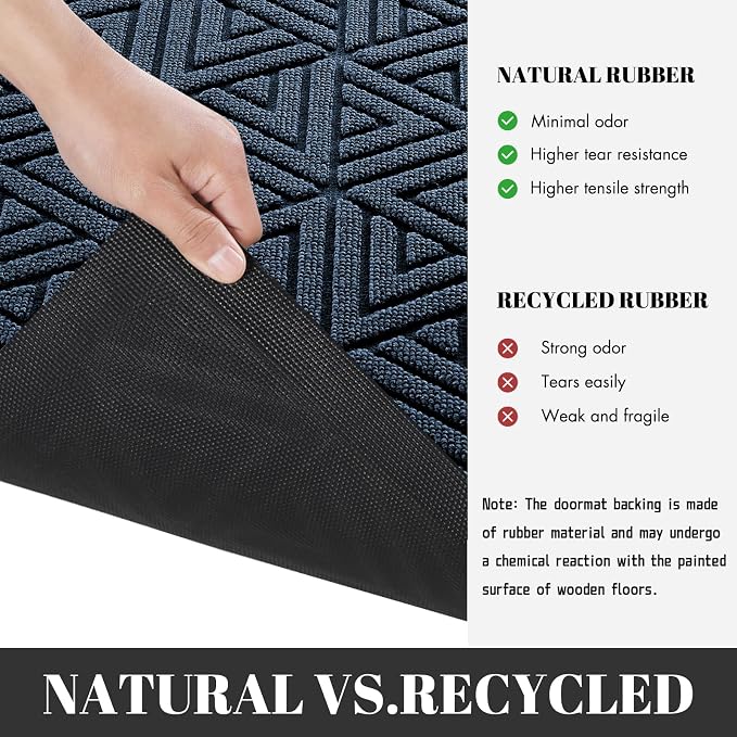 Yimobra Large Door Mat 47x32, All-Weather Waterproof Non-Slip Welcome Matt - Image 4