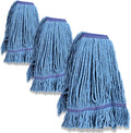 3 Packs Commercial Mop Head Replacement, Mop Heads Replacements – Heavy Duty by HIPANSIL